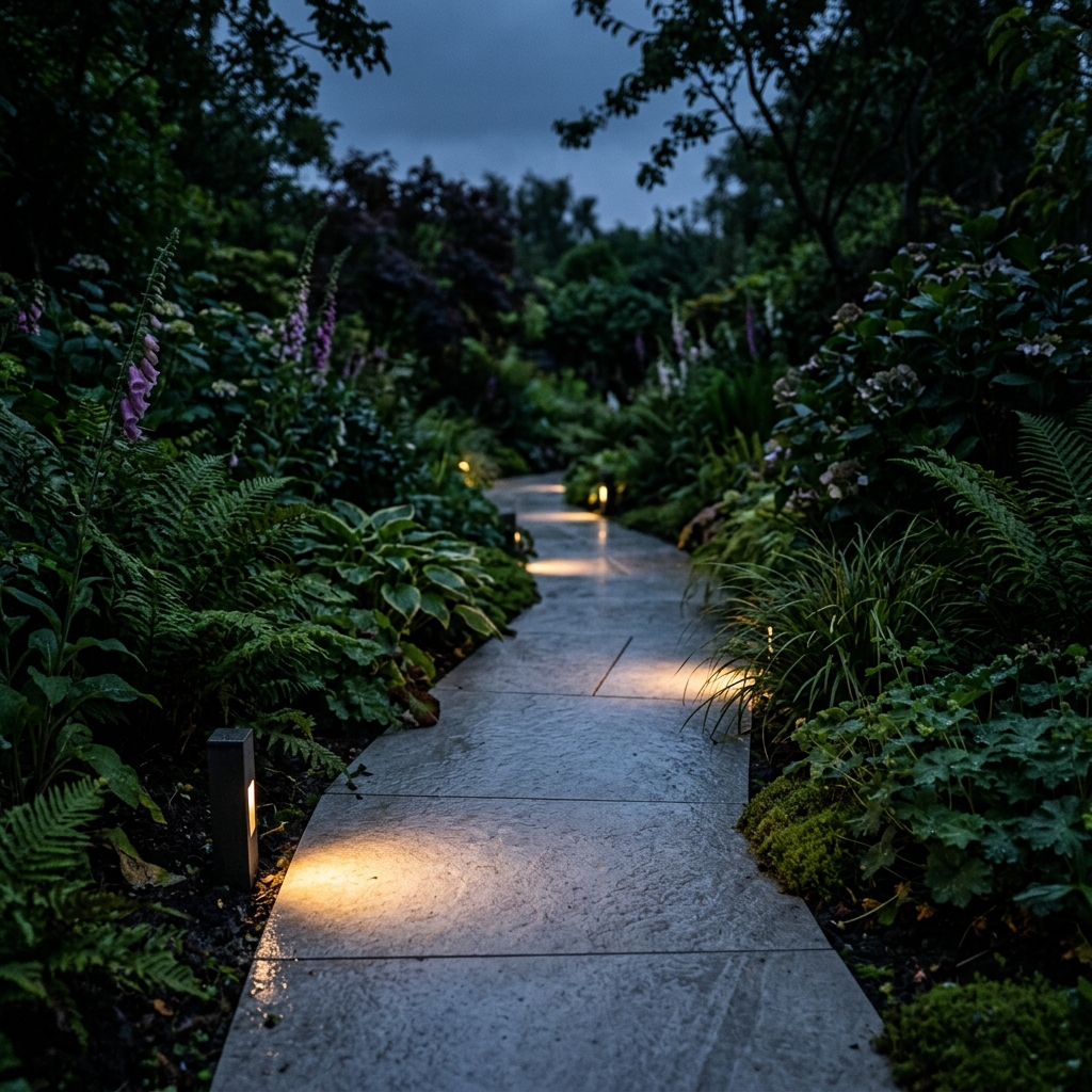 Garden path detail