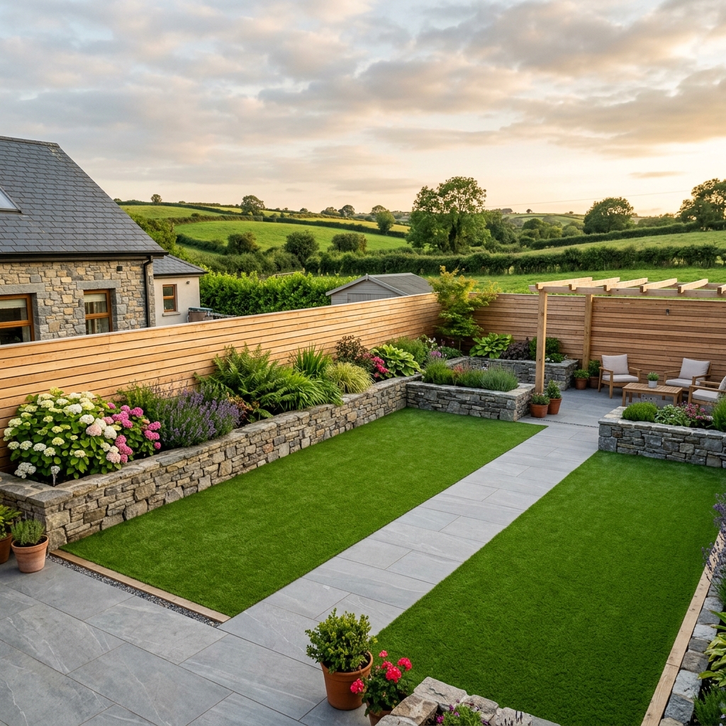 Artificial grass finish